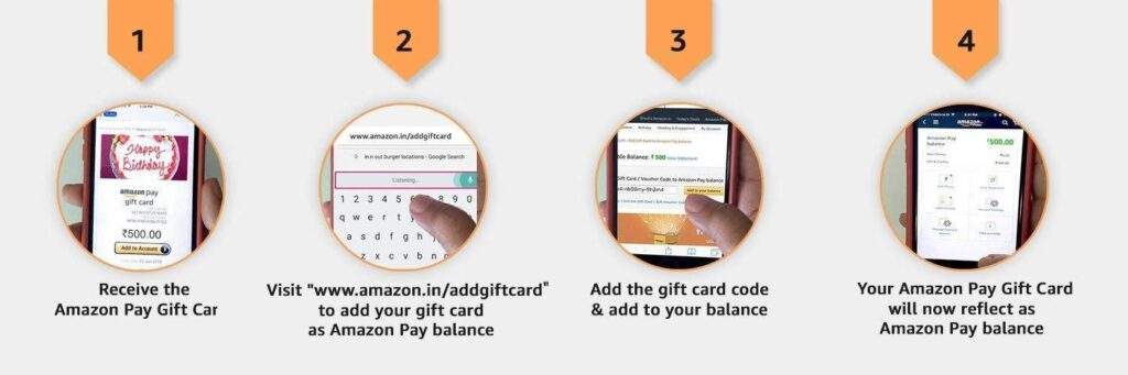 Transfer the Amazon Gift Card Amount to Your Amazon Wallet