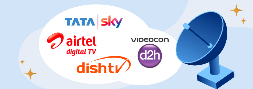 DTH Relocations – TATA Sky, Airtel DTH, Dish TV & Videocon D2H