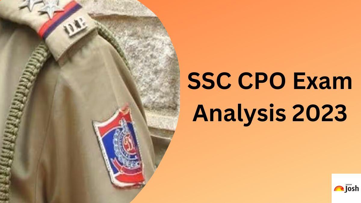 Detailed‍ Examination Pattern for ⁣SSC‌ CPO 2023