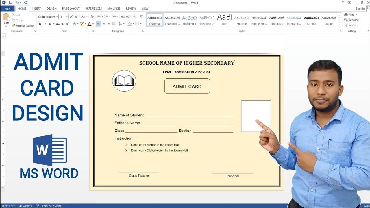 Key Details to Look Out ‍For on​ Your Admit ⁢Card